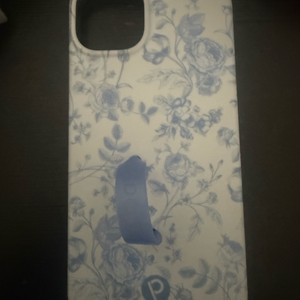 Loopy floral blue case 14plus/15plus